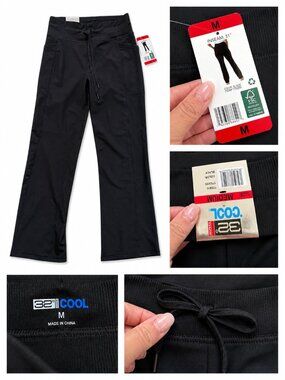32° Cool Black Performance Pants NWT Size Medium 31” Inseam